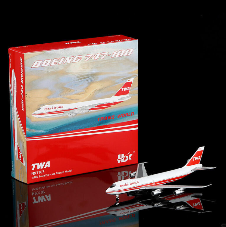 B551704P | HX Models 1:400 | Trans World Airlines Boeing B747-100 N93107 | is due July 2026