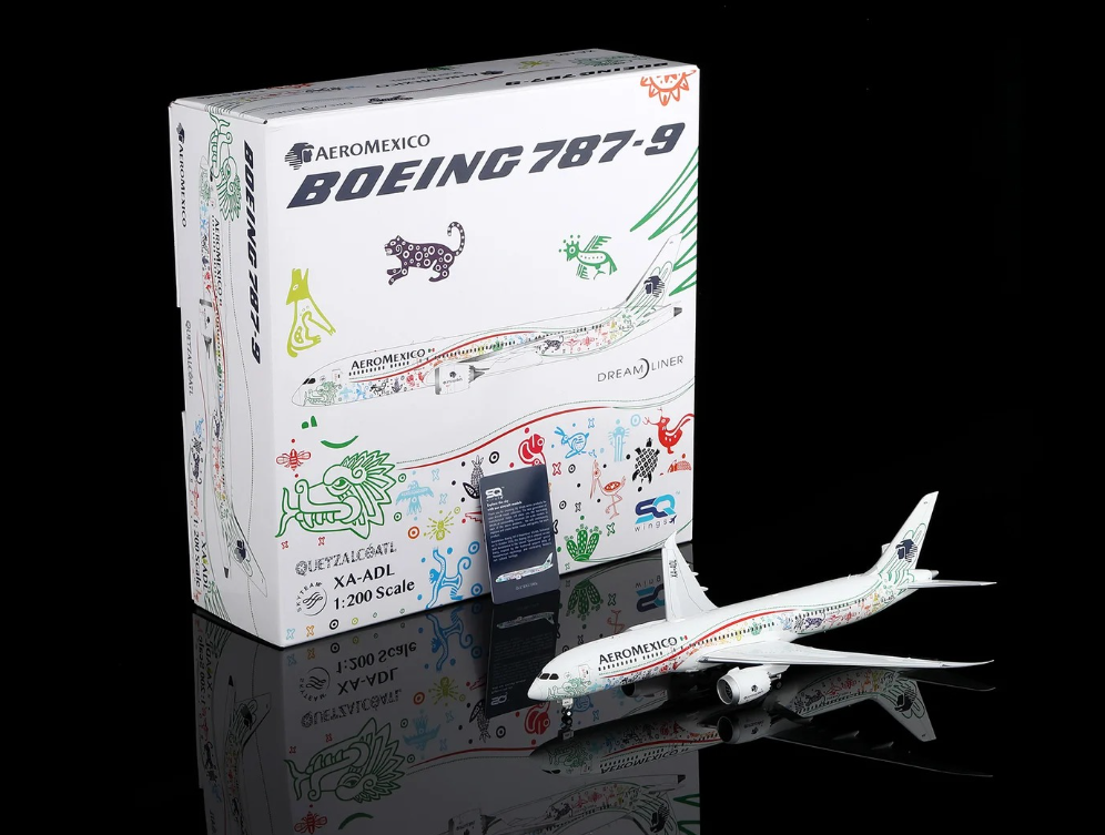 L2273 | SQ Wings 1:200 | Boeing 787-9 Aeroméxico XA-ADL Quetzalcóatl Livery | is due June 2026