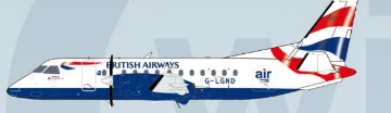 XX20401 | JC Wings 1:200 | Saab 340 British Airways G-LGND | is due July 2026