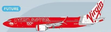 XX40889 | JC Wings 1:400 | Boeing 737 MAX 8 Virgin Australia VH-8VI Lake Centenary | is due July 2026 by JC Wings