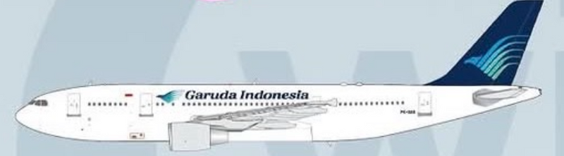 XX40443 | JC Wings 1:400 | Airbus A300‑600 Garuda Indonesia PK-GAS | is due July 2026