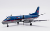 JC Wings 1:400 scale die-cast metal model Saab 340B British Midland aircraft.