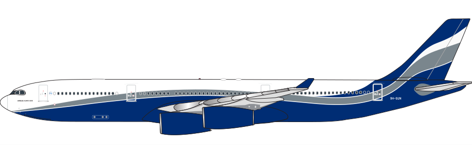 HFY126118 | Aether Model 1:500 | Airbus A340‑300 Hi Fly Malta 9H-SUN | is due July 2026