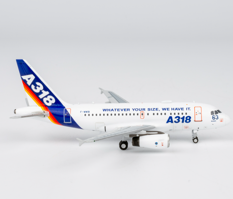 NG48021 | NG Models 1::400 | Airbus A318 Airbus House F-WWIB  (with "What Ever Your Size, We Have It." titles)