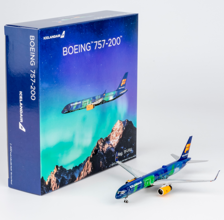 NG53213 | NG Models 1:400 | Boeing 757-200/w Icelandair TF-FIU Aurora (Northern Lights) ( Coming soon)