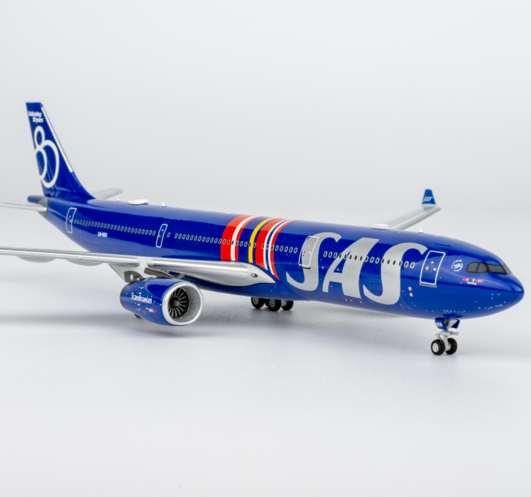 NG62087 | NG Models 1:400 | Airbus A330‑300 Scandinavian Airlines LN-RKR Celebrating 80 Years ULTIMATE EDITION