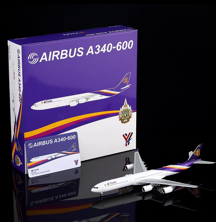 YY34611 | YY Wings 1:400 | Airbus A340‑600 Thai Airways HS-TNA Watthana Nakhon | is due August 2026