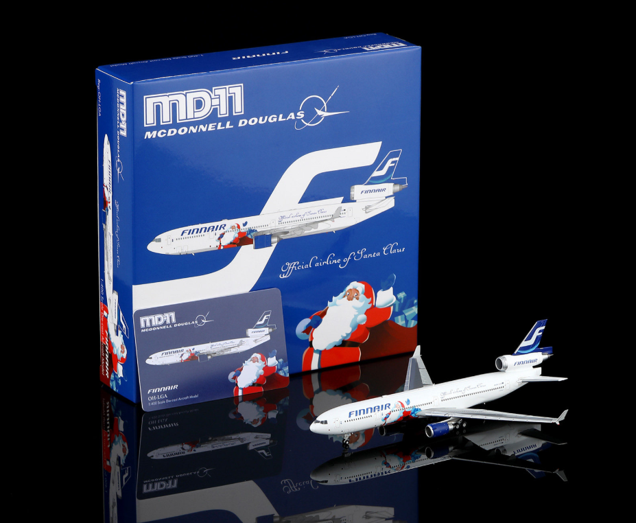 M101501 | HX Models 1:400 | McDonnell Douglas MD‑11  Finnair OH-LGA Santa Claus | is due July 2026