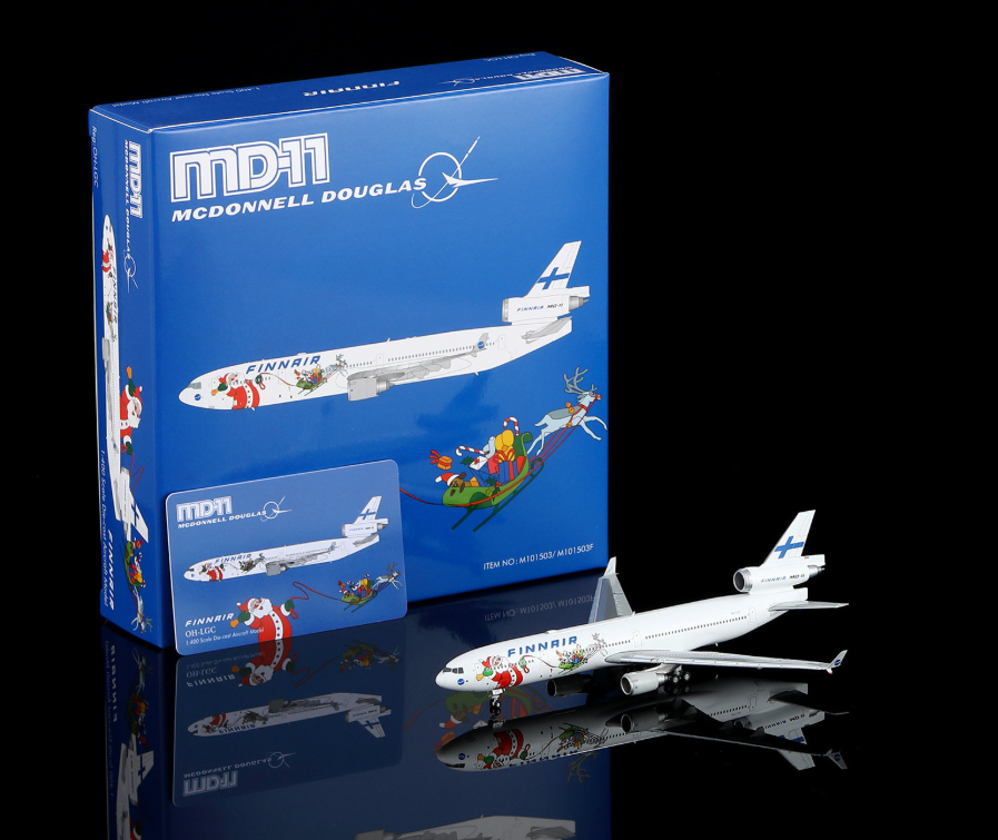 M101503 | HX Models 1:400 | McDonnell Douglas MD‑11 Finnair OH-LGC Santa Claus | is due July 2026