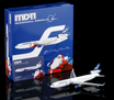 HX Models die-cast metal Finnair McDonnell Douglas MD-11 model plane.