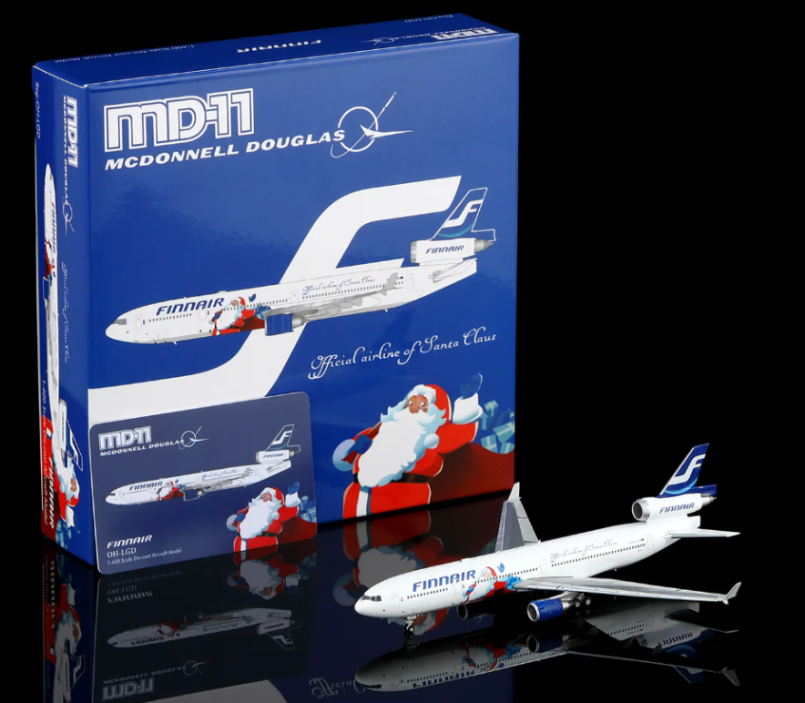 M101504 | HX Models 1:400 | McDonnell Douglas MD‑11 Finnair OH-LGD Santa Claus | is due July 2026