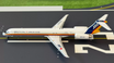 Phoenix 1:400 scale die-cast metal McDonnell Douglas MD-81 model aircraft.