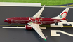 Boeing 737-8 MAX die-cast airplane model in Royal Air Maroc livery at 1:400 scale.
