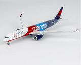 NG39123 | NG Models 1:400 | Airbus A350‑900 Delta Air Lines TEAM USA #3; Luxurious Packaging) (with stand)