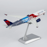 NG39123 | NG Models 1:400 | Airbus A350‑900 Delta Air Lines TEAM USA #3; Luxurious Packaging) (with stand)
