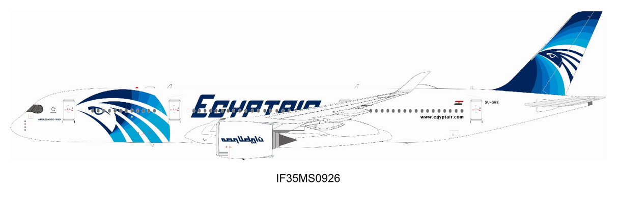 IF350MS0926 | InFlight200 1:200 | Airbus A350-941 Egypt Air SU-GGE | is due August 2026