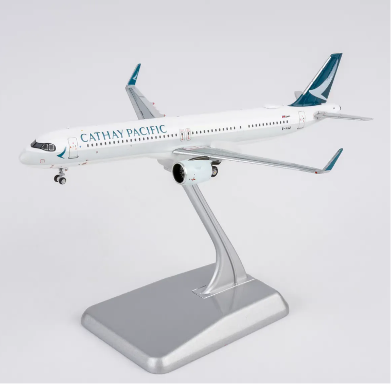 NG13161 | NG Models 1:400 | Airbus A321neo Cathay Pacific B-HQD (Large titles) "80 Years Together" sticker; Luxurious packaging