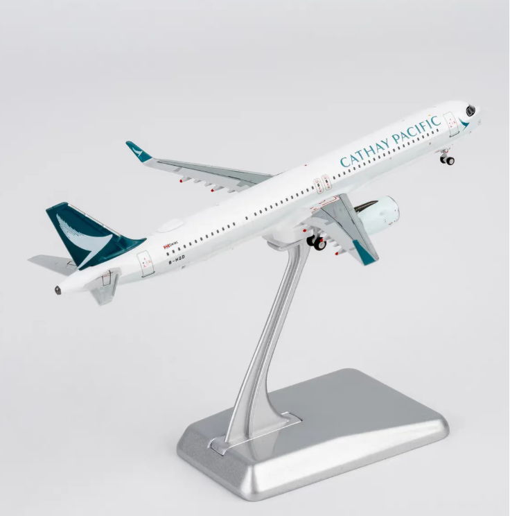 NG13161 | NG Models 1:400 | Airbus A321neo Cathay Pacific B-HQD (Large titles) "80 Years Together" sticker; Luxurious packaging