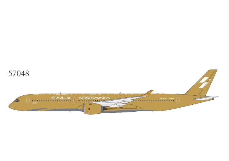 NG57048 | NG Models 1:400 | Airbus A350‑1000 Starlux Airlines B-58554 Airsorayama Golden | is due August 2026