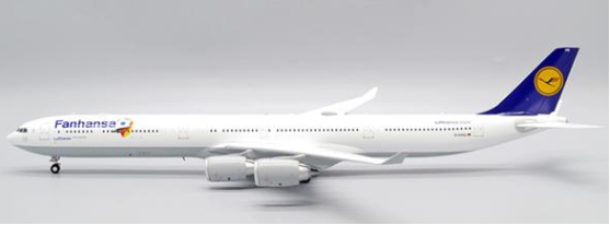EW2346006 | JC Wings 1:200 | Airbus A340‑600 Lufthansa D-AIHQ Fanhansa | is due August 2026