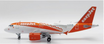 JC Wings 1:400 scale die-cast metal model of an EasyJet Airbus A319.