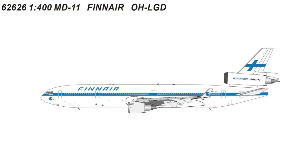 PM62626 | Panda Models 1:400 | McDonnell Douglas MD‑11 Finnair OH-LGD | is due August 2026