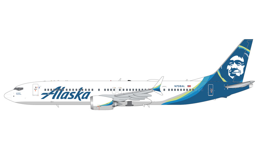 G2ASA1489 | GeminiJets 1:200 | Boeing 737 MAX 9 Alaska Airlines N708AL | is due August 2026