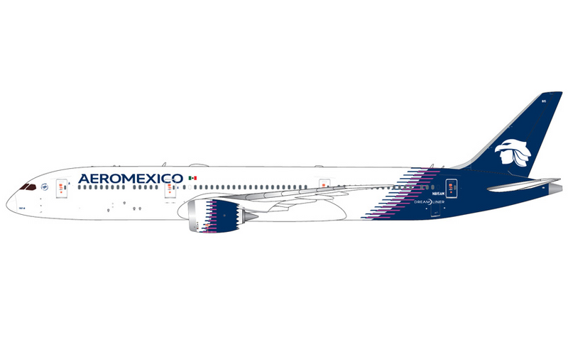 GJAMX2414 | GeminiJets 1:400 | Boeing 787-9 Dreamliner AeroMexico N815AM | is due August 2026