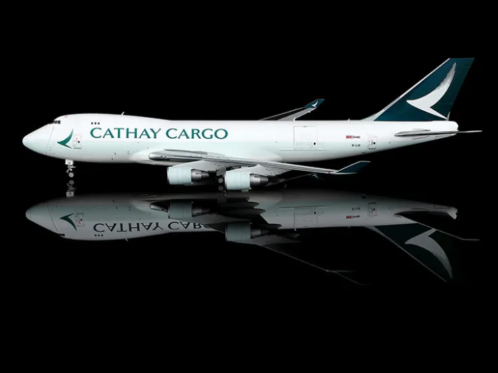 L2138FD | SQ Wings 1:200 | Boeing 747-400F Cathay Pacific Cargo B-LID Flaps Down | is due June 2026