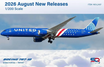SQ Wings die-cast model Boeing 787-10 United Airlines N91007.