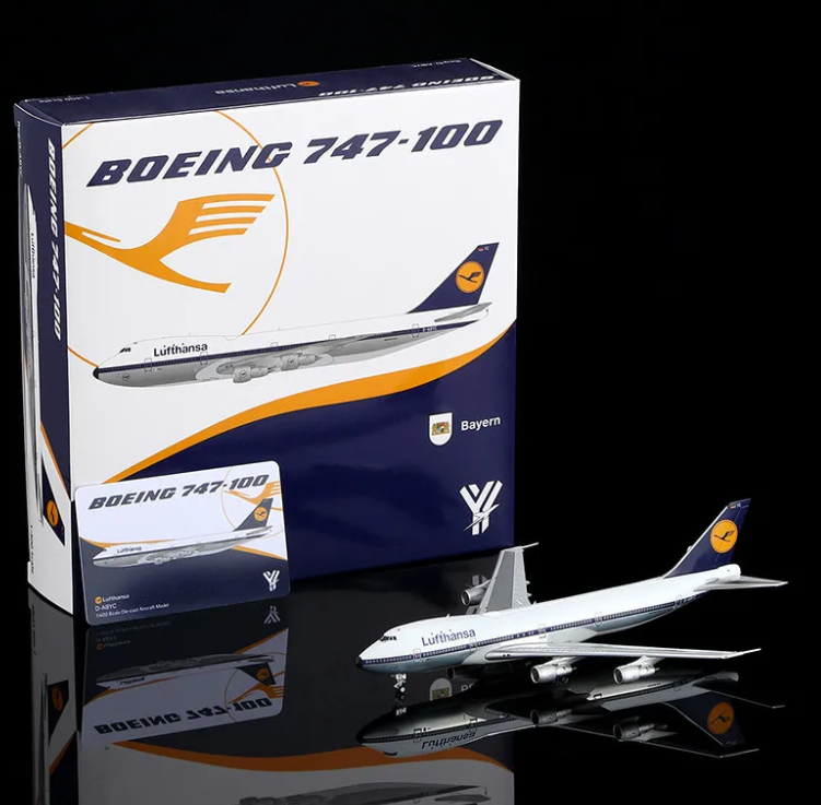 YY74103 | YY Wings 1:400 | Boeing 747‑100 Lufthansa D-ABYC Bayern | is due August 2026