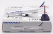 Boeing 777-300ER die-cast model aircraft in Air France livery with winged seahorse marking.