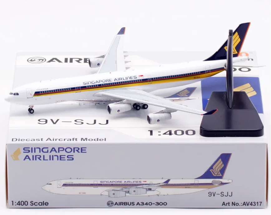 AV4317 | Aviation 400 | Airbus A340-300 Singapore Airlines 9V-SJJ