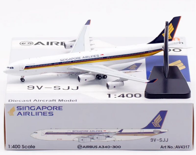 AV4317 | Aviation 400 | Airbus A340-300 Singapore Airlines 9V-SJJ