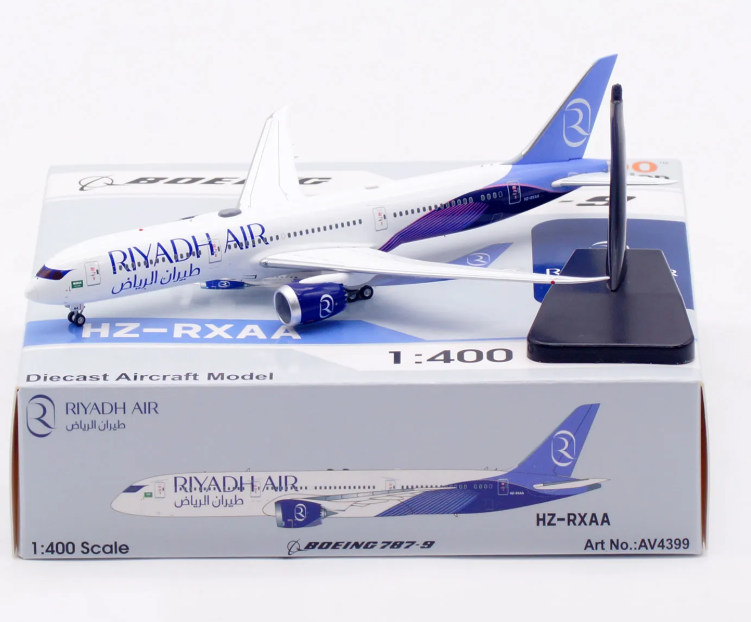 AV4399 | Aviation 400 | Boeing 787-9 Dreamliner Riyadh Air HZ-RXAA | is due November 2025