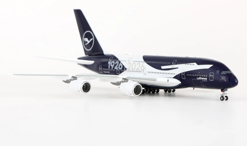 A580901 | HX Models 1:400 | Airbus A380 Lufthansa D-AIMH 100th Anniversary | is due July 2026