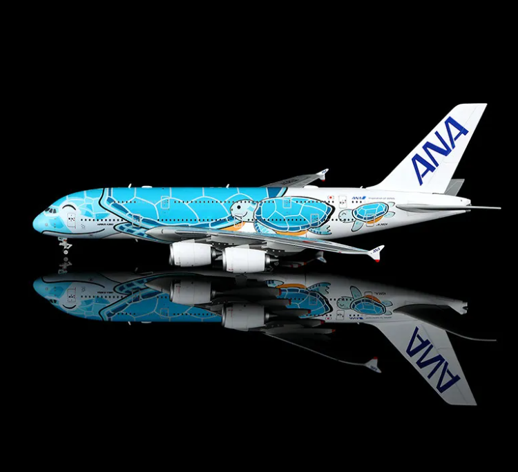 A582302 | HX Models 1:400 | Airbus A380 ANA JA382A Flying Honu-Lani Green Turtle | is due July 2026