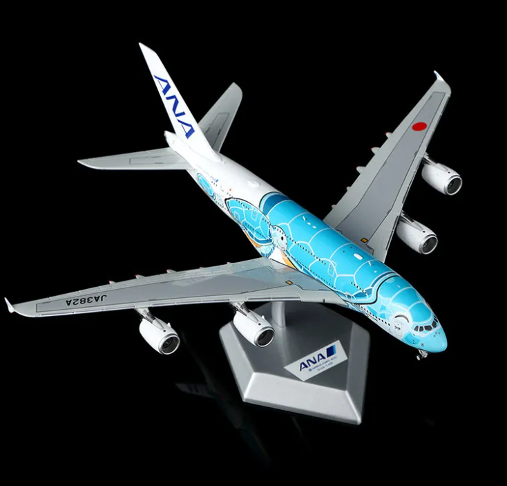 A582302 | HX Models 1:400 | Airbus A380 ANA JA382A Flying Honu-Lani Green Turtle | is due July 2026