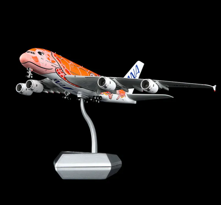 A582303 | HX Models 1:400 | Airbus A380 ANA JA383A Flying Honu-Lani Orange Turtle | is due July 2026