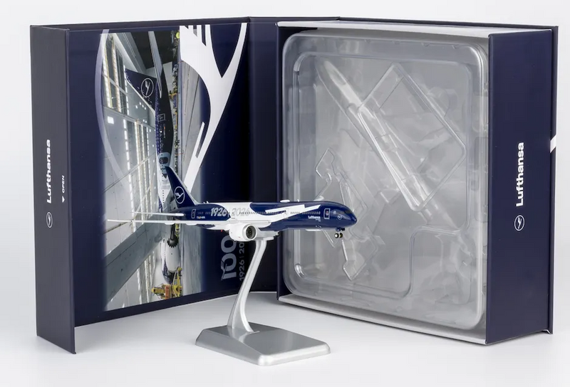 NG55154 | NG Models 1:400 | Boeing 787-9 Dreamliner Lufthansa D-ABPU (100th Anniversary livery, with luxurious box | is due September 2026 (Awaiting Restock)