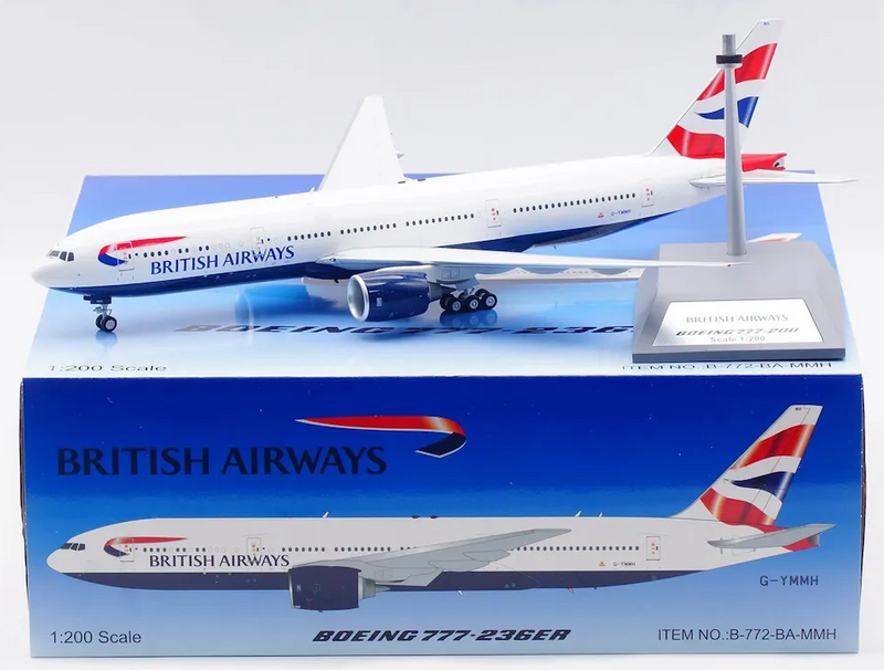 B-772-BA-MMH | Blue Box 1:200 | Boeing 777-200 British Airways G-YMMH