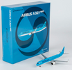 Die-cast metal 1:400 scale model of a Korean Air Airbus A321neo.
