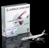 YY34612 | YY Wings 1:400 | Airbus A340‑600 Qatar Airways A7-AGA | is due September 2026