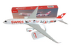 PPC snap-fit 1:200 Airbus A350-900 Swiss Wanderlust scheme model.