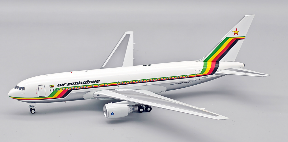 IF762UM0526P | Inflight200 | Boeing 767-2N0/ER Air Zimbabwe Z-WPF Polished with stand | is due May 2026
