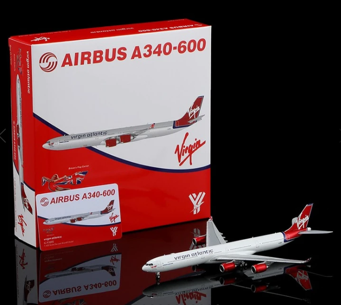 YY34623 | YY Wings 1:400 | Airbus A340‑600 Virgin Atlantic G-VSHY Madame Butterfly