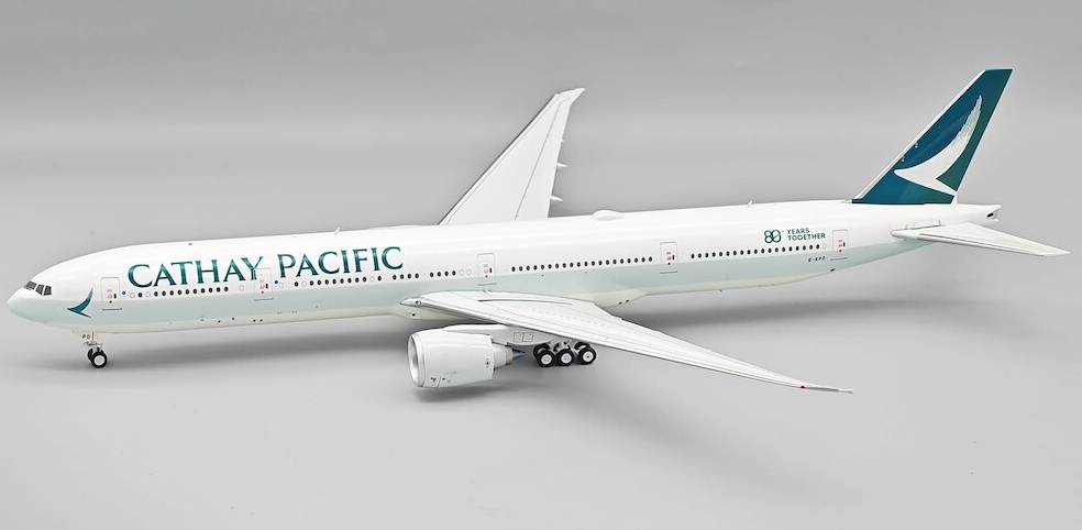 WB-777-3-025L | JFox 1:200 | Boeing 777-367ER Cathay Pacific B-KPO "80 Years Together" | is due July 2026