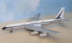 Die-cast metal 1:400 scale Air France Boeing 707-320 model aircraft.