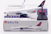 Die-cast model of an Airbus A330-941 Delta Air Lines aircraft.