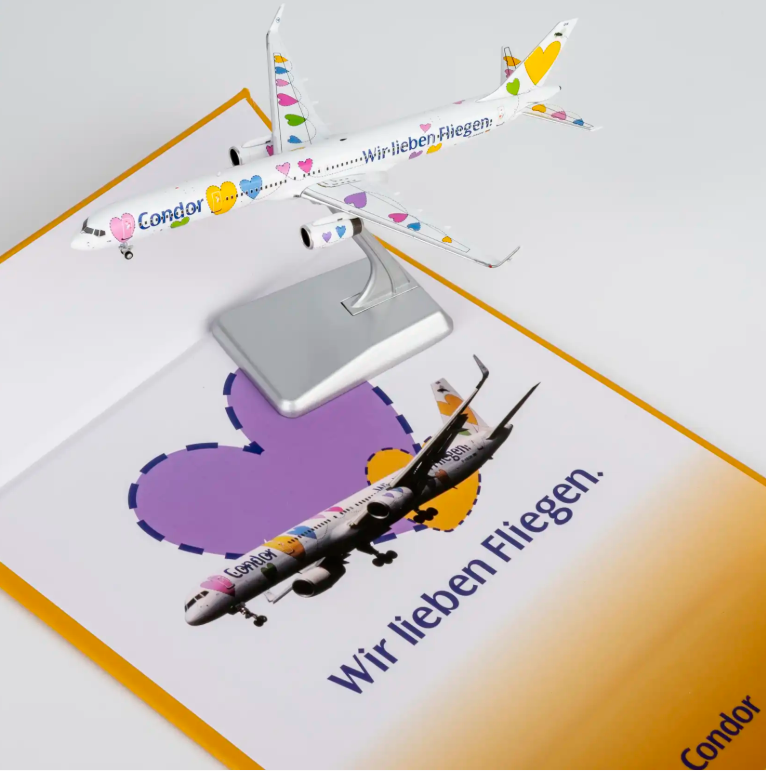 NG45010 | NG Models 1:400 | Boeing 757-300/w Condor D-ABON (50th Anniversary colors) (with stand)